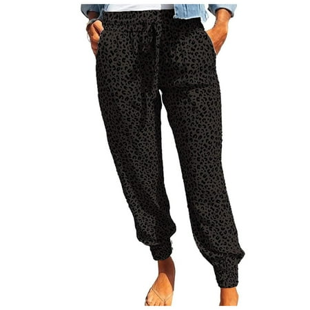 Awdenio Summer Pants for Women Clearance Women s Small Leopard Print Legged Elastic Rope Jogging Casual Light Trousers
Awdenio Summer Pants for Women Clearance Women s Small Leopard Print Legged Elastic Rope Jogging Casual Light Trousers