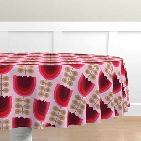 Cotton Sateen Tablecloth 70 Round - Red Flower Mid Century Midcentury Modern Floral Spring Summer Retro Vintage 1960S Print Custom Table Linens by Spoonflower
Cotton Sateen Tablecloth 70 Round - Red Flower Mid Century Midcentury Modern Floral Spring Summer Retro Vintage 1960S Print Custom Table Linens by Spoonflower