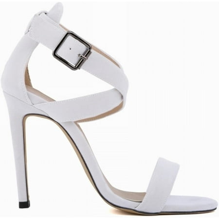 HUANLE New Women Sandals Sexy 11CM Peep Toe Ankle Straps Velvet Thin High Heels Party Dress Wedding Shoes Plus Size-blue 7.5-39
HUANLE New Women Sandals Sexy 11CM Peep Toe Ankle Straps Velvet Thin High Heels Party Dress Wedding Shoes Plus Size-blue 7.5-39