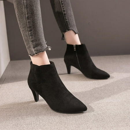LnjYIGJ Women s High-Heels Mid Calf Boots Women s Shoes Fashion Solid Color Leopard Comfortable Zipper High Heel Fine Heels Boots
LnjYIGJ Women s High-Heels Mid Calf Boots Women s Shoes Fashion Solid Color Leopard Comfortable Zipper High Heel Fine Heels Boots