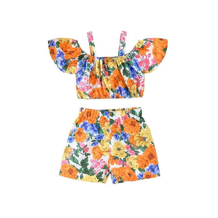 Juniors Clothes for Teen Girls Girls Thanksgiving Outfit Girls Fly Sleeve Cartoon Floral Prints Vest Tops And Shorts 2PCS Outfits Clothes Set
Juniors Clothes for Teen Girls Girls Thanksgiving Outfit Girls Fly Sleeve Cartoon Floral Prints Vest Tops And Shorts 2PCS Outfits Clothes Set