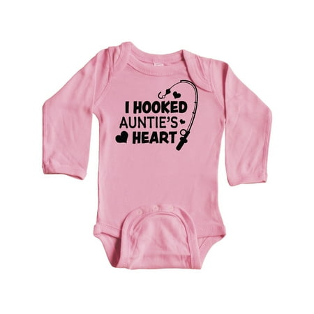 Inktastic I Hooked Auntie s Heart with Fishing Rod Gift Baby Boy or Baby Girl Long Sleeve Bodysuit
Inktastic I Hooked Auntie s Heart with Fishing Rod Gift Baby Boy or Baby Girl Long Sleeve Bodysuit