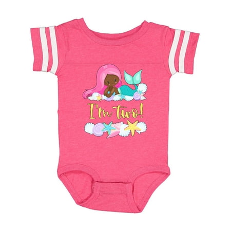 Inktastic I m 2 Mermaid with Pink Hair and Shells Gift Baby Boy or Baby Girl Bodysuit
Inktastic I m 2 Mermaid with Pink Hair and Shells Gift Baby Boy or Baby Girl Bodysuit
