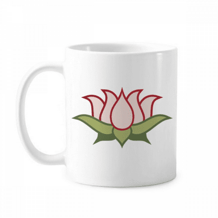 Lotus Culture China Pattern Mug Pottery Cerac Coffee Porcelain Cup Tableware