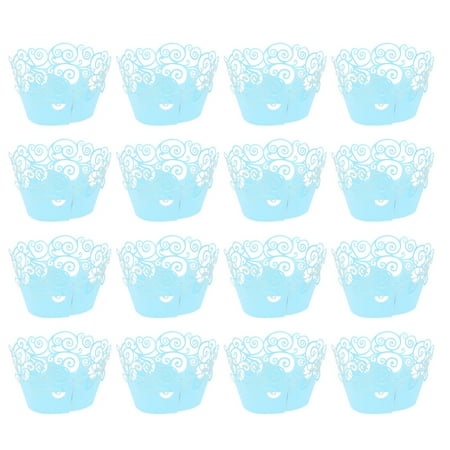 NUOLUX 60pcs Cupcake Wrappers Cake Wrappers Hollow out Pattern High Temperature Resistance for Cake (Sky Blue)
NUOLUX 60pcs Cupcake Wrappers Cake Wrappers Hollow out Pattern High Temperature Resistance for Cake (Sky Blue)