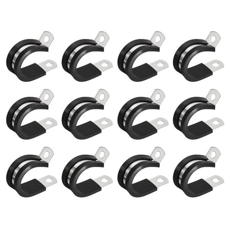 Uxcell 12Pack 7/8 Cable Clamp R Shape Stainless Steel Rubber Cushioned Pipe Strap
Uxcell 12Pack 7/8 Cable Clamp R Shape Stainless Steel Rubber Cushioned Pipe Strap