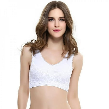 Sonbest Comfortable Solid Color New Cross Side Buckle Without Rims Gathered Sports Underwear Sleep Bra White M
Sonbest Comfortable Solid Color New Cross Side Buckle Without Rims Gathered Sports Underwear Sleep Bra White M