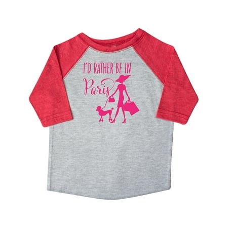Inktastic I d Rather Be in Paris- shopping and travel in pink Gift Toddler Toddler Girl T-Shirt
Inktastic I d Rather Be in Paris- shopping and travel in pink Gift Toddler Toddler Girl T-Shirt