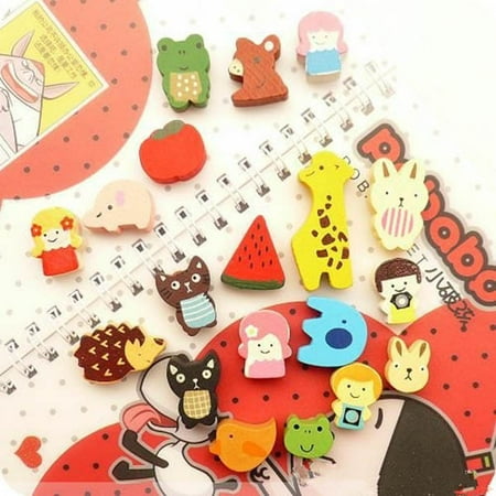Stamens 19 Pcs/Set Fridge Magnet Wooden Colourful Cartoon Animals Refrigerator Magnets Childrens Kids Gifts
Stamens 19 Pcs/Set Fridge Magnet Wooden Colourful Cartoon Animals Refrigerator Magnets Childrens Kids Gifts