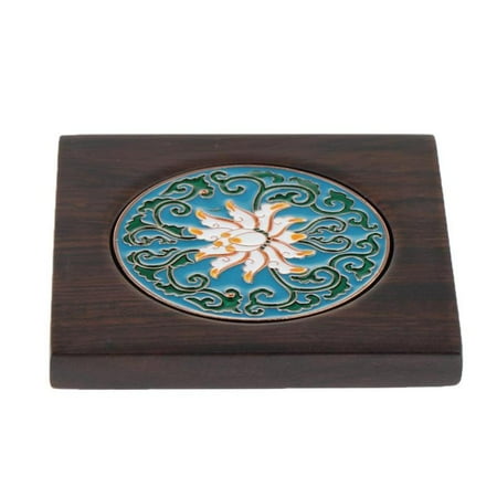Wood Coaster Saucer Wood Drinks Coffee Cup Mat Pad Tea Cup Placemat Square