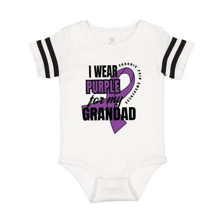 Inktastic Chronic Pain I Wear Purple For My Grandad Gift Baby Boy or Baby Girl Bodysuit
Inktastic Chronic Pain I Wear Purple For My Grandad Gift Baby Boy or Baby Girl Bodysuit