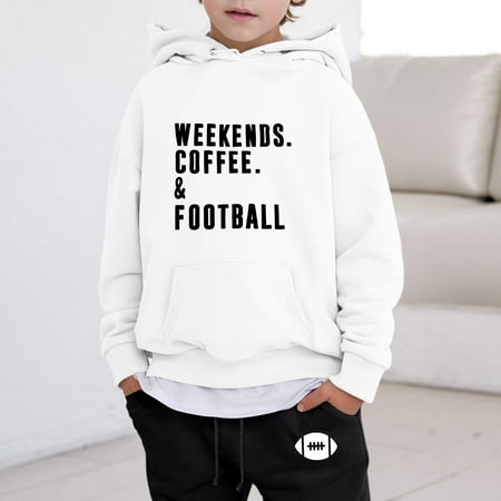 Toddler Boys Outfit Sets Hoodie Sweatshirt And Sweatpants Cartoon Football Prints Pullover Hoodie Tracksuit 2 Piece Sets
Toddler Boys Outfit Sets Hoodie Sweatshirt And Sweatpants Cartoon Football Prints Pullover Hoodie Tracksuit 2 Piece Sets