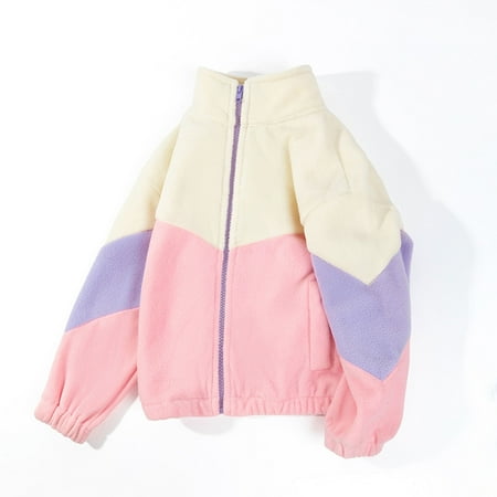 Leutsin Children s Clothing Children s Fleece Jacket Boys And Girls Autumn And Winter Grain Fleece Sweater Double-sided Fleece Children s Clothing