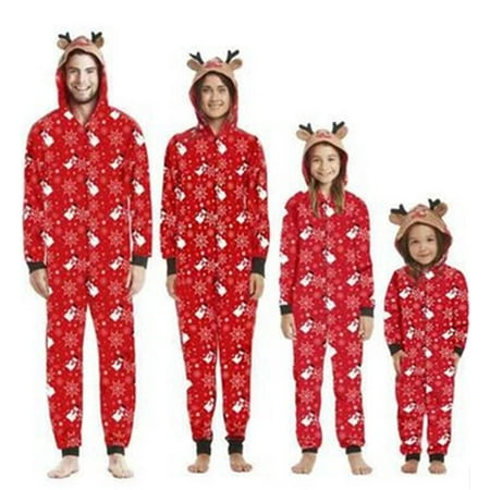 Family Christmas PJs Matching Sets Xmas Snowman Print Hooded Onesie Hooded One Piece Pajamas Sleepwear
Family Christmas PJs Matching Sets Xmas Snowman Print Hooded Onesie Hooded One Piece Pajamas Sleepwear