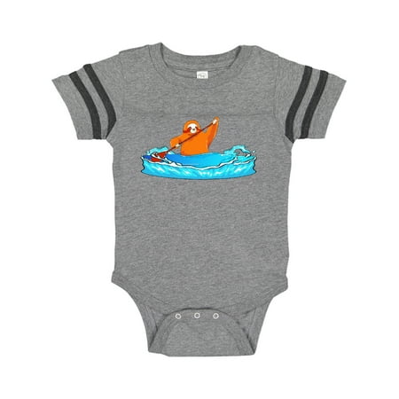 Inktastic Kayaking Sloth Kayak Gift Baby Boy or Baby Girl Bodysuit