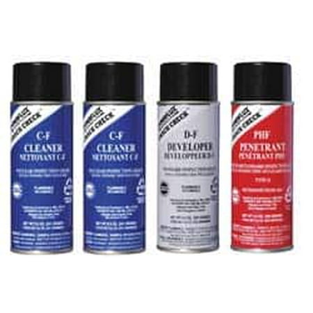 Dynaflux Crack Detection Kit and Components Flamable NDT Kit Four 16 Ounce Cans