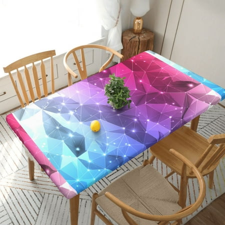 Home Deluxe Tablecloth Geometric Polygon Background Waterproof Elastic Rim Edged Table Cover- For Christmas Parties And Picnics 5ft
Home Deluxe Tablecloth Geometric Polygon Background Waterproof Elastic Rim Edged Table Cover- For Christmas Parties And Picnics 5ft