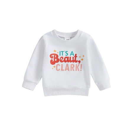 Suealasg Toddler Boys Girls Christmas Outfit Letter Print Long Sleeve Sweatshirt Crewneck Pullover Tops 6M 1T 2T 3T Baby Boys Girls Fall Clothes
Suealasg Toddler Boys Girls Christmas Outfit Letter Print Long Sleeve Sweatshirt Crewneck Pullover Tops 6M 1T 2T 3T Baby Boys Girls Fall Clothes