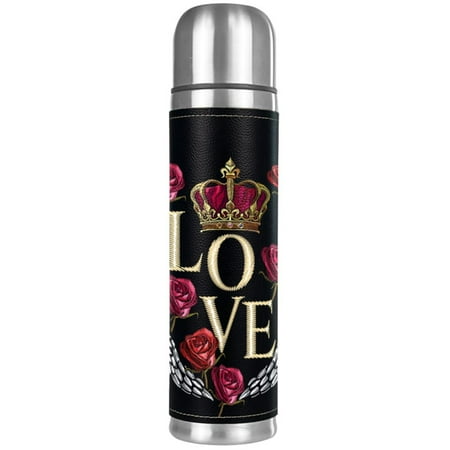 Love Wings Crown Rose Pattern Premium Insulated Water Bottle - Water Mug with Food-Grade PP Vacuum Insulated Leak-proof BPA-Free
Love Wings Crown Rose Pattern Premium Insulated Water Bottle - Water Mug with Food-Grade PP Vacuum Insulated Leak-proof BPA-Free