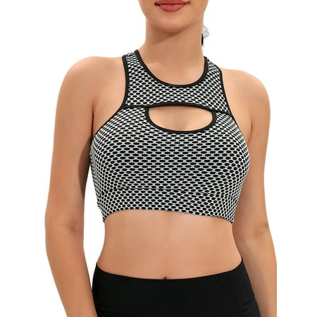 FANNYC Padded Women s Seamless Sports Bra Racerback Gym Workout Sports Bras -High Impact Support Yoga Bra Stretch Sexy Hollowed Mesh Fitness Activewear Crop Top Vest With Removable Cups
FANNYC Padded Women s Seamless Sports Bra Racerback Gym Workout Sports Bras -High Impact Support Yoga Bra Stretch Sexy Hollowed Mesh Fitness Activewear Crop Top Vest With Removable Cups