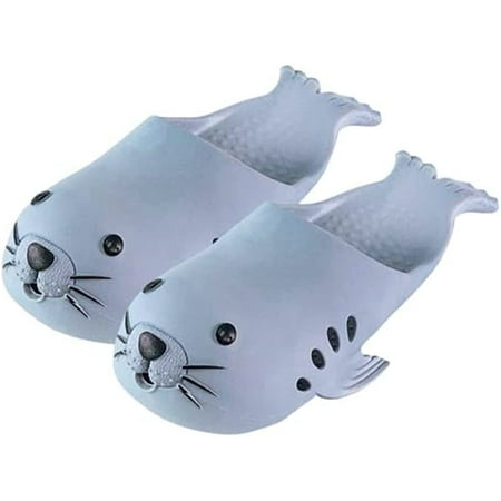 CoCopeaunts House Slipper for Women Men Cute Cartoon Sea Lion Slippers Summer Funny Animal Beach Slipper Shower Sandals
CoCopeaunts House Slipper for Women Men Cute Cartoon Sea Lion Slippers Summer Funny Animal Beach Slipper Shower Sandals