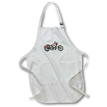 3dRose Apron Picturing Harley-Davidson® Motorcycle