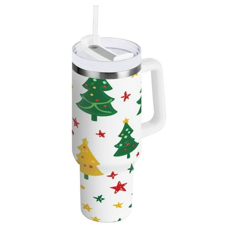 Stainless Steel Tumbler with Straw and Handle Double Wall Insulated Tumblers Stylish Christmas Tree
Stainless Steel Tumbler with Straw and Handle Double Wall Insulated Tumblers Stylish Christmas Tree
