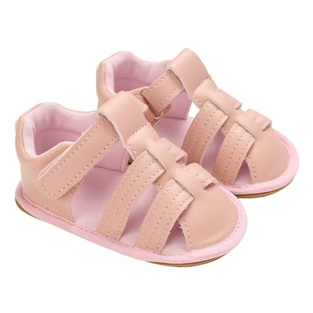 DNDKILG Infant Girls Boy Rubber Sole Outdoor Slippers Sandals Baby Toddler Beach Summer First Walkers Shoes Pink 6M-2Y 12
DNDKILG Infant Girls Boy Rubber Sole Outdoor Slippers Sandals Baby Toddler Beach Summer First Walkers Shoes Pink 6M-2Y 12