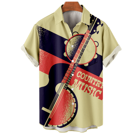 MLFU Adult Guitar Musical Crewneck Button Down Polo Shirts Loose Fit Basic Bowling Shirts Sizes Kids-Adult Unisex
MLFU Adult Guitar Musical Crewneck Button Down Polo Shirts Loose Fit Basic Bowling Shirts Sizes Kids-Adult Unisex