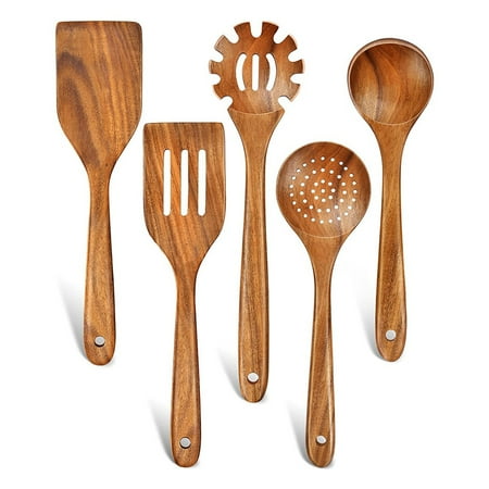 Wooden Utensils for Cooking 5 Pcs Natural Teak Wooden Kitchen Utensil Set Wooden Spoons for Cooking Wooden Cooking
Wooden Utensils for Cooking 5 Pcs Natural Teak Wooden Kitchen Utensil Set Wooden Spoons for Cooking Wooden Cooking