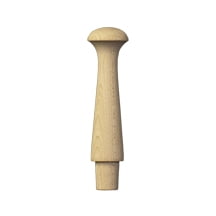 75 Pcs of 3-3/8" Maple Shaker Pegs ; Tenon diam 1/2" & 7/8" head diam