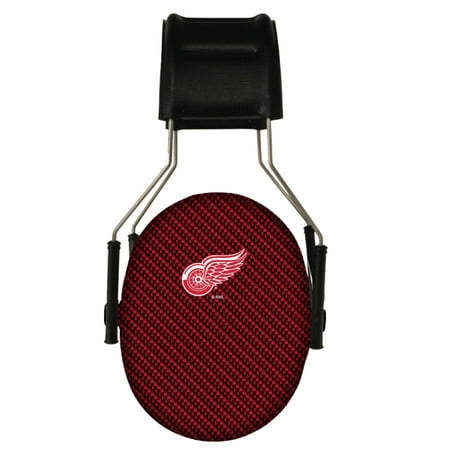 Detroit Red Wings Carbon Fiber Hearing Protection Earmuffs