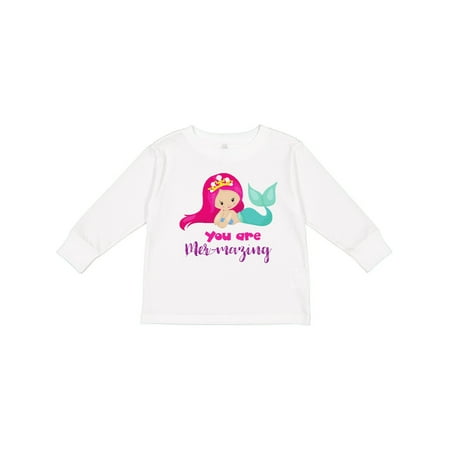 Inktastic Cute Mermaid Pink Hair Crown You Are Mermazing Gift Toddler Toddler Girl Long Sleeve T-Shirt
Inktastic Cute Mermaid Pink Hair Crown You Are Mermazing Gift Toddler Toddler Girl Long Sleeve T-Shirt