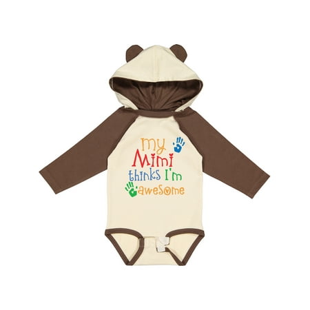 Inktastic My Mimi Thinks Im Awesome Grandchild Outfit Gift Baby Boy or Baby Girl Long Sleeve Bodysuit
Inktastic My Mimi Thinks Im Awesome Grandchild Outfit Gift Baby Boy or Baby Girl Long Sleeve Bodysuit