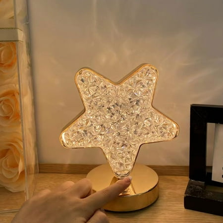 Xewsqmlo Acrylic Night Light Touch 3-color Dimming Star Moon Crystal Desk Lamp Ornament
Xewsqmlo Acrylic Night Light Touch 3-color Dimming Star Moon Crystal Desk Lamp Ornament