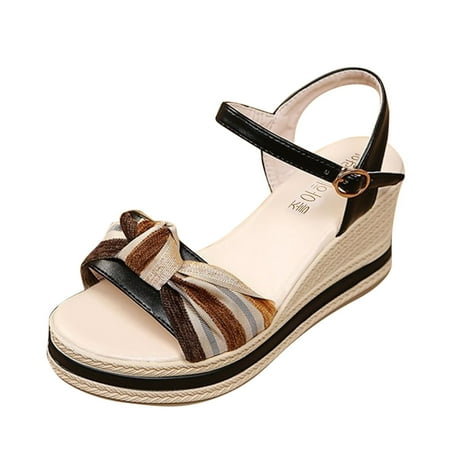 WANYNG Fashion Spring And Summer Women Sandals Wedge Heel Open Toe Colorful Cloth Strap Knot Buckle Women Closed Toe Hiking Sandals Extra Wide Shoes Women
WANYNG Fashion Spring And Summer Women Sandals Wedge Heel Open Toe Colorful Cloth Strap Knot Buckle Women Closed Toe Hiking Sandals Extra Wide Shoes Women