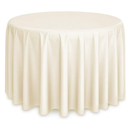 YfulYde - 5 Premium 120 Round Tablecloths for Wedding/Banquet/Restaurant - Polyester Fabric Table Cloths - Ivory
YfulYde - 5 Premium 120 Round Tablecloths for Wedding/Banquet/Restaurant - Polyester Fabric Table Cloths - Ivory