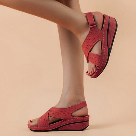 〖Yilirongyumm〗 Red 39 Sandals Women Fashion Sandals Casual Women s Heelbreathable Hook&Loop Slope Hollow Women s Sandals
〖Yilirongyumm〗 Red 39 Sandals Women Fashion Sandals Casual Women s Heelbreathable Hook&Loop Slope Hollow Women s Sandals