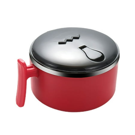 Hloma 1000ML Noodle Bowl Food-grade Portable Anti-leak Stainless Steel School Dorm Student Ramen Noodles Bowl with Lid Daily Use
Hloma 1000ML Noodle Bowl Food-grade Portable Anti-leak Stainless Steel School Dorm Student Ramen Noodles Bowl with Lid Daily Use