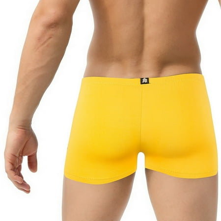 QWERTYU Mens Breathable Male Stretch Trunks Pouch Soft Comfort Underwear Briefs M Yellow
QWERTYU Mens Breathable Male Stretch Trunks Pouch Soft Comfort Underwear Briefs M Yellow