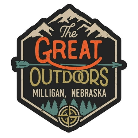 Milligan Nebraska The Great Outdoors Design 2-Inch Fridge Magnet