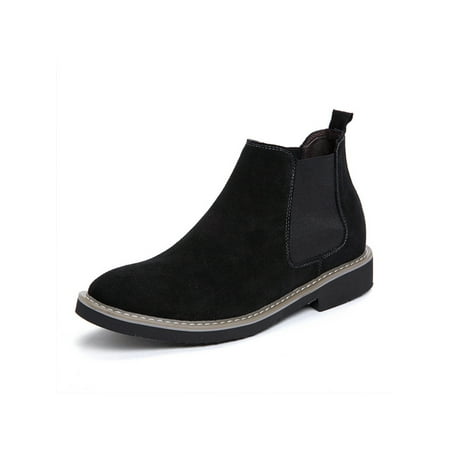 Gomelly Mens Ankle Boots Round Toe Short Bootie Pull On Chelsea Boot Anti-slip Shoe Work Walking Winter Shoes Black 5.5
Gomelly Mens Ankle Boots Round Toe Short Bootie Pull On Chelsea Boot Anti-slip Shoe Work Walking Winter Shoes Black 5.5