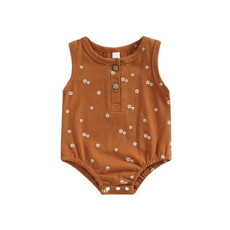 Binpure Baby Girl Romper Sleeveless Round Neck Floral Print Summer Short Jumpsuit Bodysuit
Binpure Baby Girl Romper Sleeveless Round Neck Floral Print Summer Short Jumpsuit Bodysuit