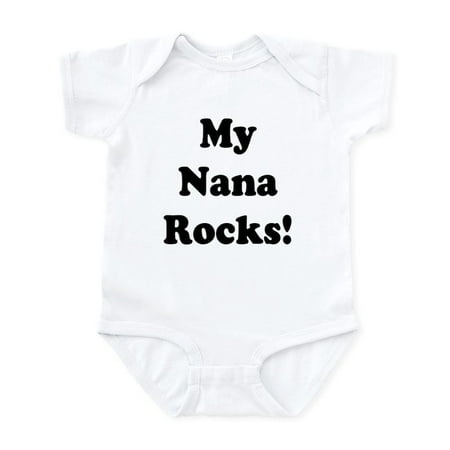CafePress - My Nana Rocks Infant Bodysuit - Baby Light Bodysuit Size Newborn - 24 Months
CafePress - My Nana Rocks Infant Bodysuit - Baby Light Bodysuit Size Newborn - 24 Months