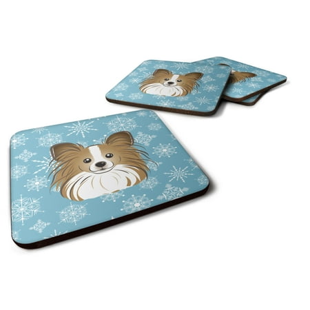 Carolines Treasures BB1682FC Snowflake Papillon Foam Coaster Set of 4 3 1/2 x 3 1/2 multicolor
Carolines Treasures BB1682FC Snowflake Papillon Foam Coaster Set of 4 3 1/2 x 3 1/2 multicolor