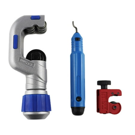 3pcs Large Mini Cutting Tubing Cutter Set with Deburring Tools for Copper Pipes
3pcs Large Mini Cutting Tubing Cutter Set with Deburring Tools for Copper Pipes