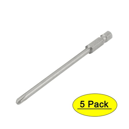 Unique Bargains 5pcs 1/4 Hex Shank 4mm PH2 Magnetic Crosshead Screwdriver Bits 100mm
Unique Bargains 5pcs 1/4 Hex Shank 4mm PH2 Magnetic Crosshead Screwdriver Bits 100mm