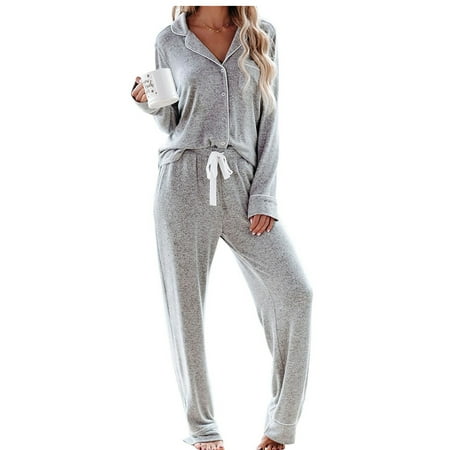 Ekeka Free Shipping V Neck Drawstring Closure Two Piece Loungewear Women Pajama Set Long Sleeve Home
Ekeka Free Shipping V Neck Drawstring Closure Two Piece Loungewear Women Pajama Set Long Sleeve Home