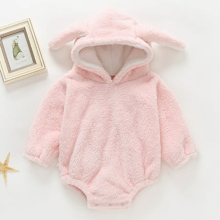 Qazqa Girls Autumn Winter Long Sleeve Rabbit Ears Hooded Romper Bodysuits 
Qazqa Girls Autumn Winter Long Sleeve Rabbit Ears Hooded Romper Bodysuits