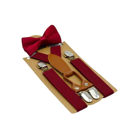 2 Pcs Suspender Strap Bow Tie Set for Boys Clip-on Y-shape Adjustable Shoulder Straps Tie for Daily Shows Party Photography
2 Pcs Suspender Strap Bow Tie Set for Boys Clip-on Y-shape Adjustable Shoulder Straps Tie for Daily Shows Party Photography